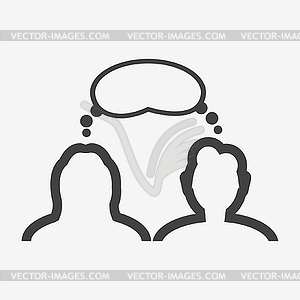 Associates icon - vector image