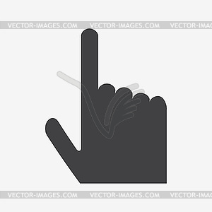 Значок руки - векторный клипарт / векторное изображение