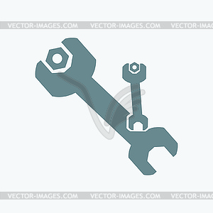 Wrench icon - vector image