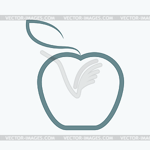 Apple Icon - vector clip art