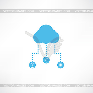 Cloud icon - vector image