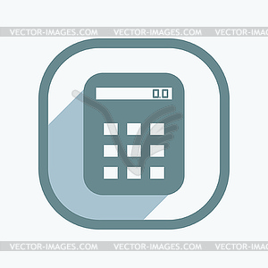 Calculator icon - vector image