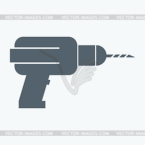 Drill icon - vector clip art