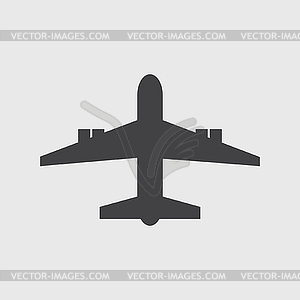 Самолет Иконка - стоковый клипарт
