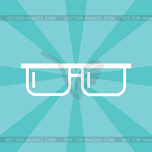 Glasses icon - vector image