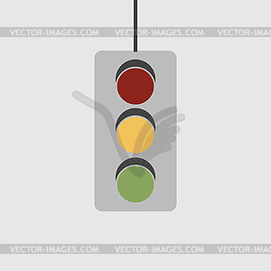 Traffic light icon - vector clipart