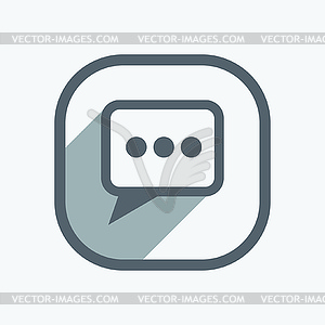 Chat Icon - vector clipart / vector image