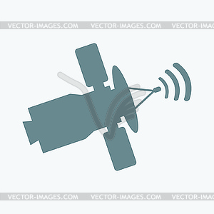Satellite icon - vector image