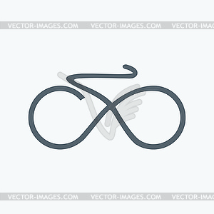 Bicycle icon - vector image