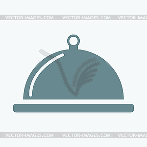 Food Serving Tray Platter - royalty-free vector clipart