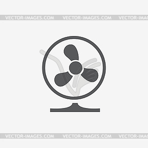 Fan icon - vector image