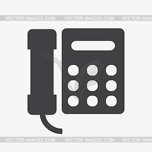 Telephone - vector clipart / vector image