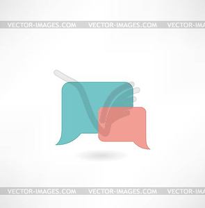 Talk icon - vector image