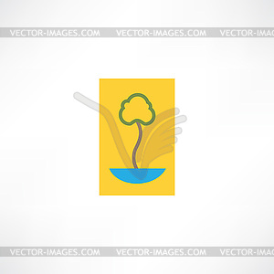 Tree icon - vector image