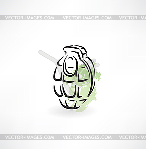 greenade значок - векторное изображение клипарта