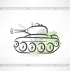 Tank icon - vector image