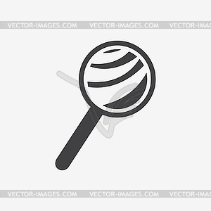 Magnifier icon - vector clipart / vector image