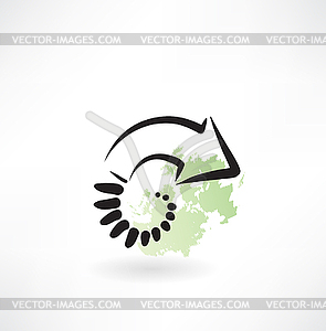 Arrow icon - vector clipart