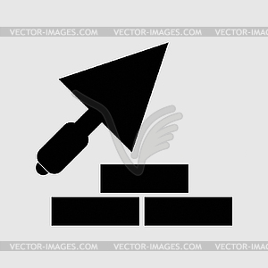 Trowel icon - vector clipart / vector image