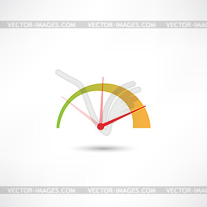 Tachometer icon - vector clip art
