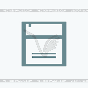 Document icon - vector clipart