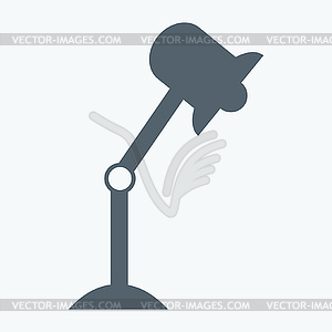 Table lamp icon - vector image