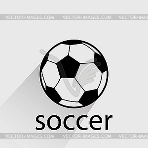 Soccer icon - vector clip art