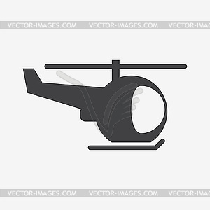 Helicopter icon - vector image