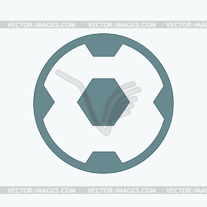 Football ball (soccer) - vector image