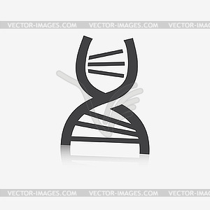 DNA icon - vector clip art