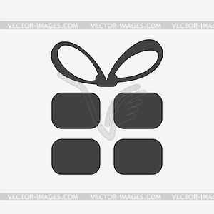 Gift icon - vector clip art