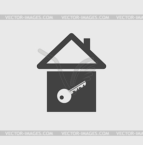 Недвижимость логотип designsymbol - иллюстрация в векторном формате