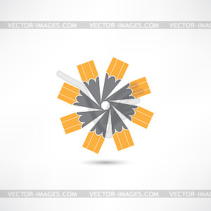 Pencil icon - vector clipart