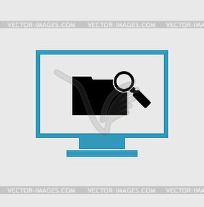 Search icon - vector image
