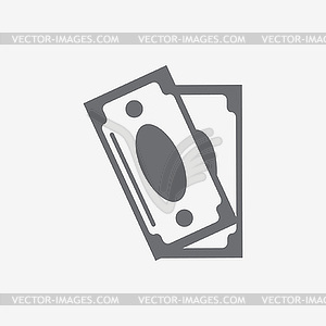 Money icon - vector clip art