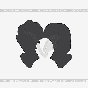 Family icon - vector clipart / vector image