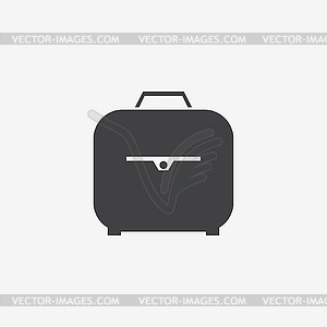 Suitcase icon - vector clipart