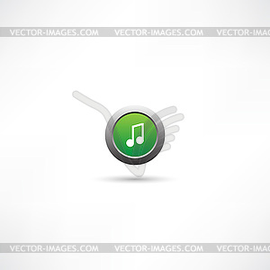 Note icon - vector clipart