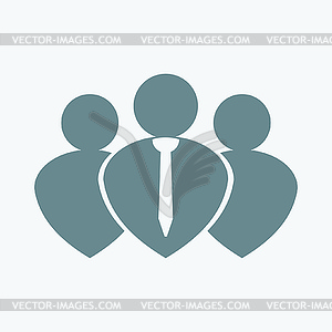 Business Team Icon - vector image