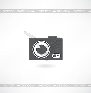 Photo camera icon - vector clipart / vector image