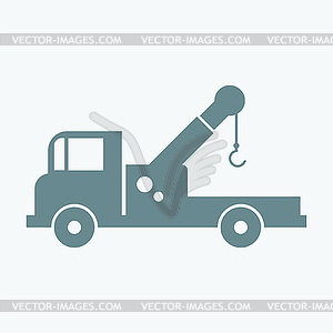 Tow, , icon - vector image