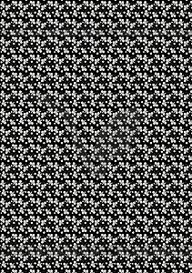 Small gray cornflowers - vector clipart
