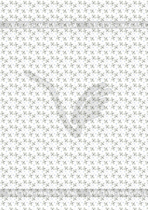 Small gray cornflowers wildflowers - vector image