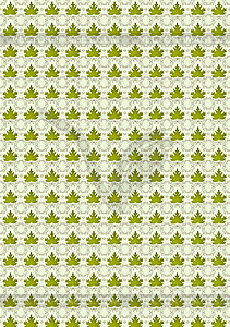 Seamless background leaves  - vector clipart