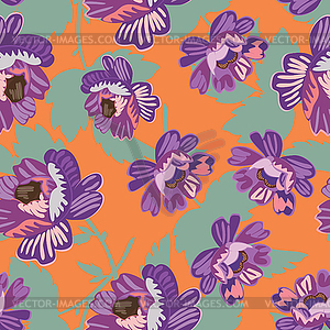 Floral seamless pattern - vector image