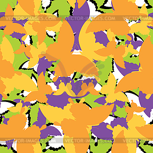 Butterfly - seamless pattern - vector image