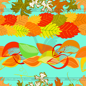 Autumn,seamless pattern - vector clipart