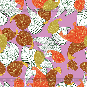  autumn-seamless pattern - vector image