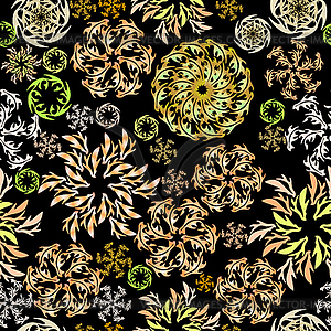 Decorative seamless pattern - vector clipart