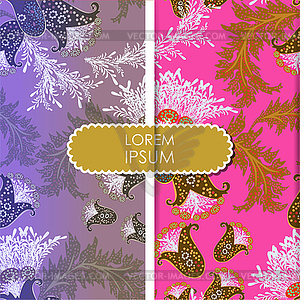 Flower- seamless pattern, element for design, vector il - vector image